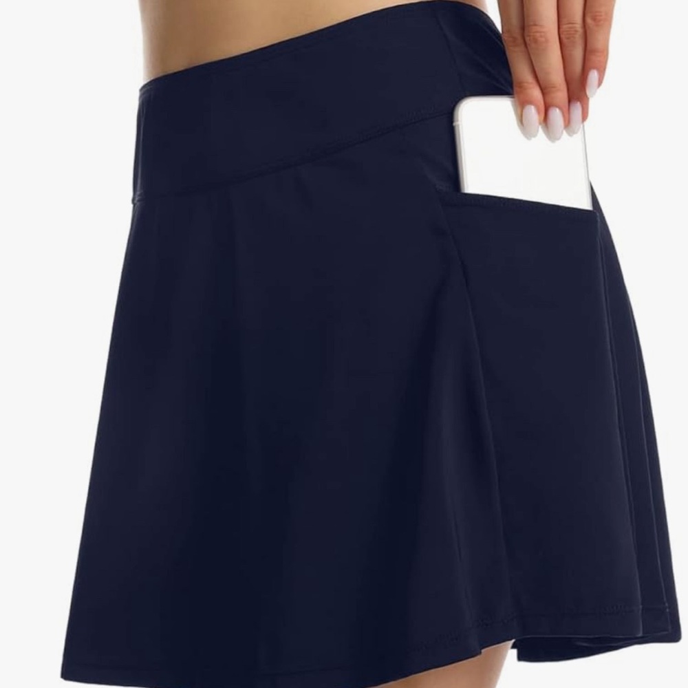 Septangle Swim skirt with built in brief